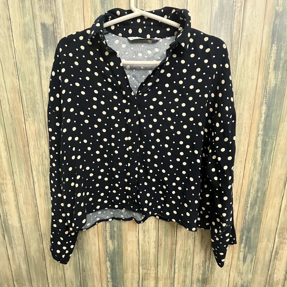 ZARA polka dots blouse 💕